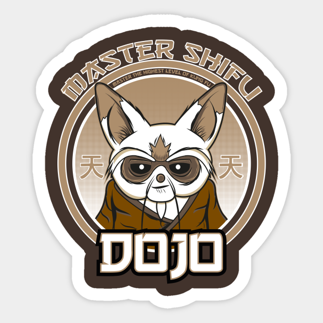 Shifu Dojo - Shifu - Pegatina | TeePublic MX